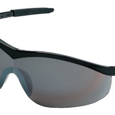 STORM BLACK FRAME SILVERMIR LENS SAFETY GLASS-MCR SAFETY-135-ST117