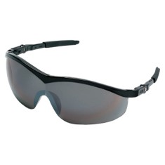 STORM BLACK FRAME SILVERMIR LENS SAFETY GLASS-MCR SAFETY-135-ST117