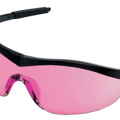 STORM BLACK FRAME VERMILION LENS SAFETY GLASSES-MCR SAFETY-135-ST11V