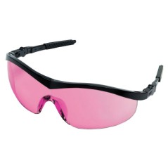 STORM BLACK FRAME VERMILION LENS SAFETY GLASSES-MCR SAFETY-135-ST11V