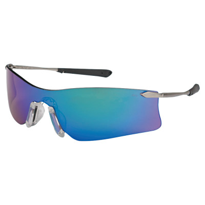 RUBICON METAL TEMPLE SAFETY GLASSES EMERALD LENS-MCR SAFETY-135-T411G