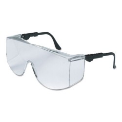 TACOMA XL BLACK TEMPLE CLEAR LENS SAFETY SPEC-MCR SAFETY-135-TC110XL