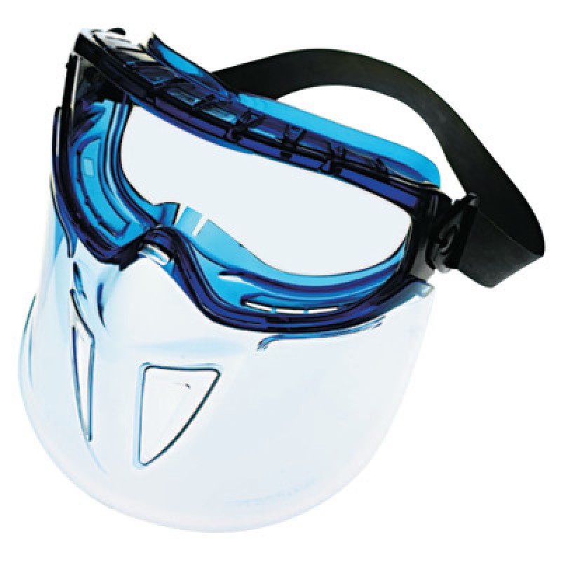 FULL FACE FACESHIELD BLUE FRAME ANTI FOG CLEAR L-KCCJACKSON SAFE-412-18629