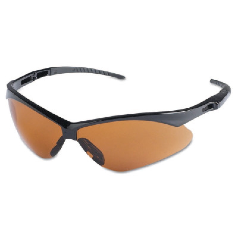 NEMESIS BLK FRM SAFETY GLASSES COPPER BLU SHIELD-KCCJACKSON SAFE-412-19642