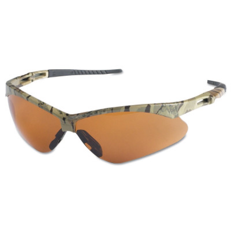 NEMESIS CAMO SAFETY GLASSES BRONZE LENS CORDED-KCCJACKSON SAFE-412-19644