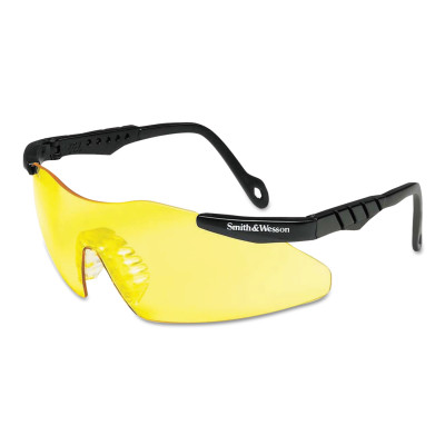 S&W MAGNUM 3G SAFETY GLASSES BLACK FRAME YELLOW-KCCJACKSON SAFE-412-19826