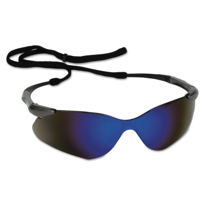NEMESIS VL SAFETY GLASSES GUNMETAL FRAME BLUE MI-KCCJACKSON SAFE-412-20471