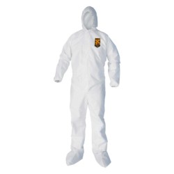 COVERALLS W/HOOD & BOOTSXXXX LARGE 25/C-KCCJACKSON SAFE-412-44337