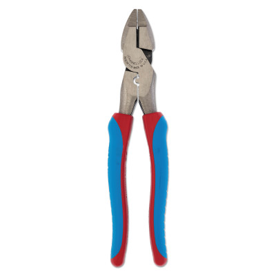 9.5" CODE BLUE LINEMEN PLIERS CRIMP  STRIP  FISH-CHANNELLOCK INC-140-369CRFTCB-BULK