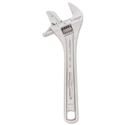 8" ADJ. WRENCH REVERSIBLE JAW  WIDE  CHROME-CHANNELLOCK INC-140-808PW