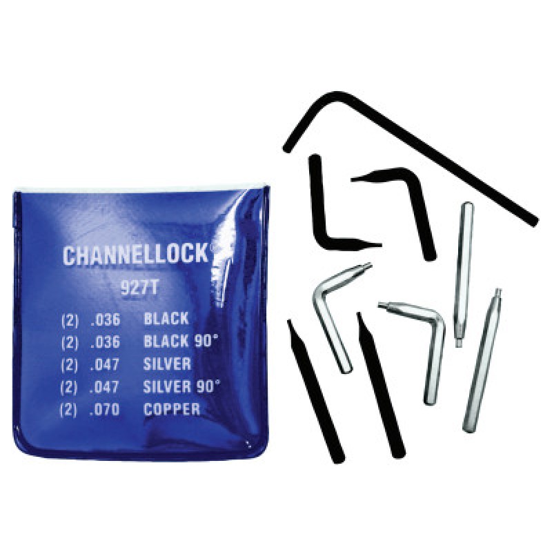 UNIVERAL REPLACEMENT TIPS(KIT OF 5 DIFF TIPS)-CHANNELLOCK INC-140-927T