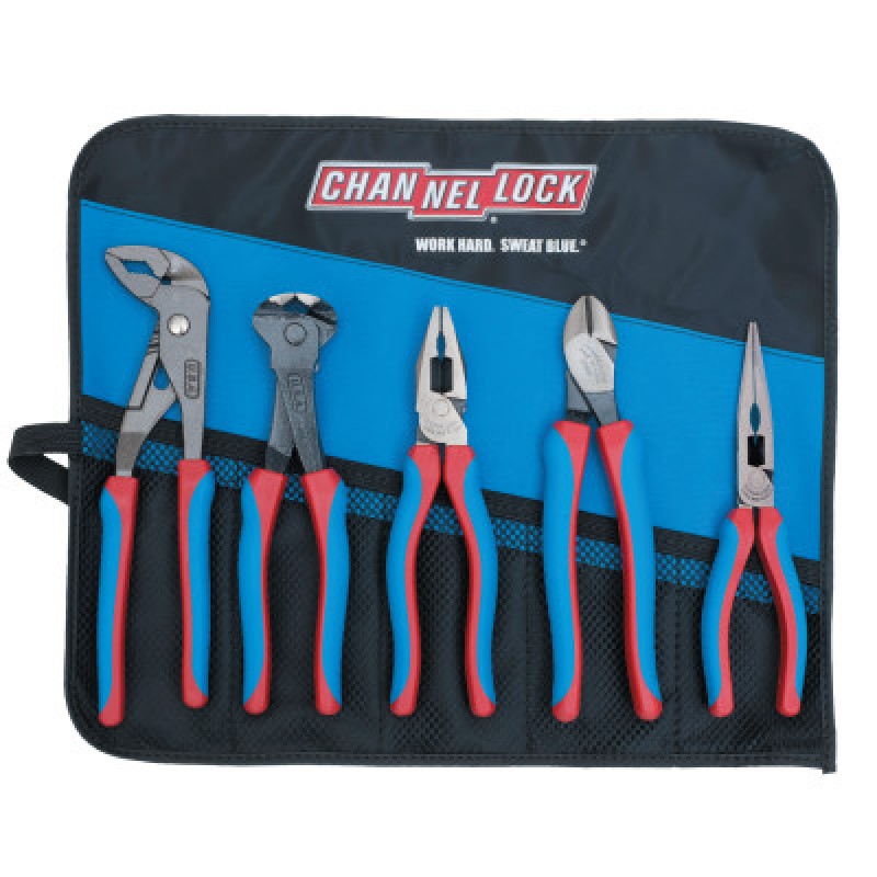 5 PC ESERIES PLIER SET-CHANNELLOCK INC-140-CBR-5E