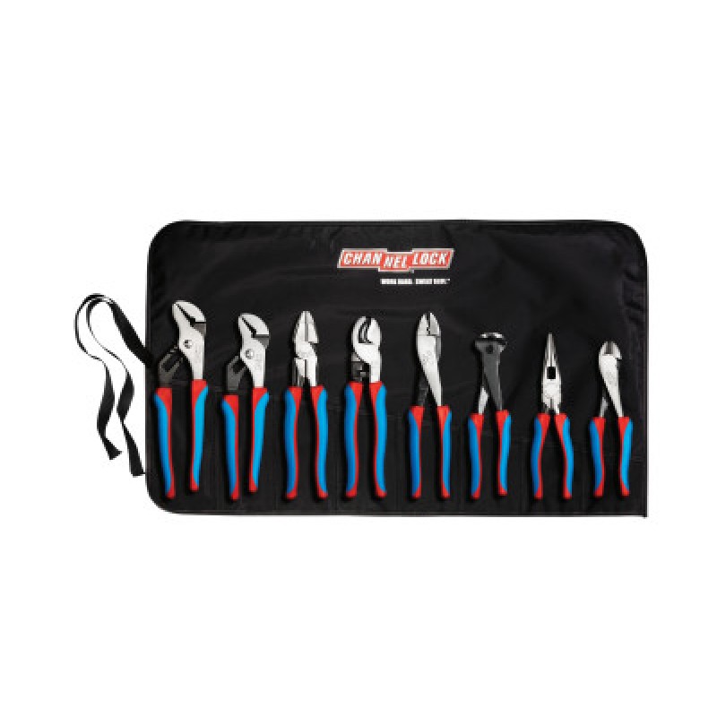 8 PIECE CODE BLUE PLIERSET-CHANNELLOCK INC-140-CBR-8