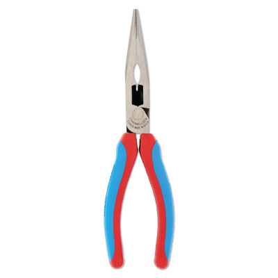 8" XTREME HI-LEVERAGE LONG NOSE PLIERS CODE BLUE-CHANNELLOCK INC-140-E318CB-BULK