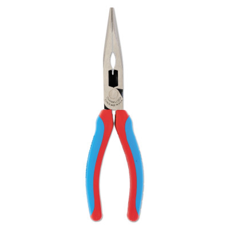8" XTREME HI-LEVERAGE LONG NOSE PLIERS CODE BLUE-CHANNELLOCK INC-140-E318CB-BULK