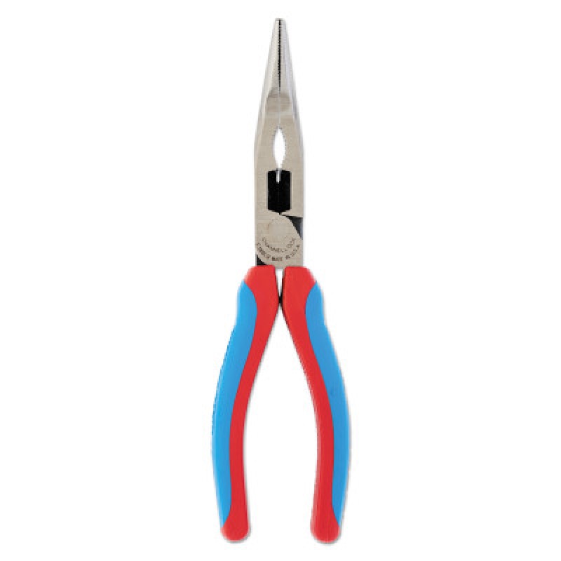 8" HI-LEV LONG ANGLE NOSE PLIERS  CODE BLUE GRIP-CHANNELLOCK INC-140-E388CB-BULK
