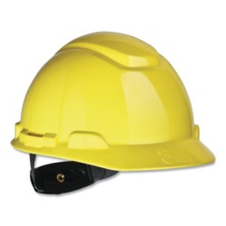 HARD HAT- RATCHET YELLOW4 POINT SUSPENSION-3M COMPANY-142-H-702R
