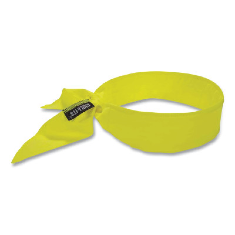 6702 LIME EVAP COOLING BANDANA  EMB POLYMERS TIE-ERGODYNE-150-12397