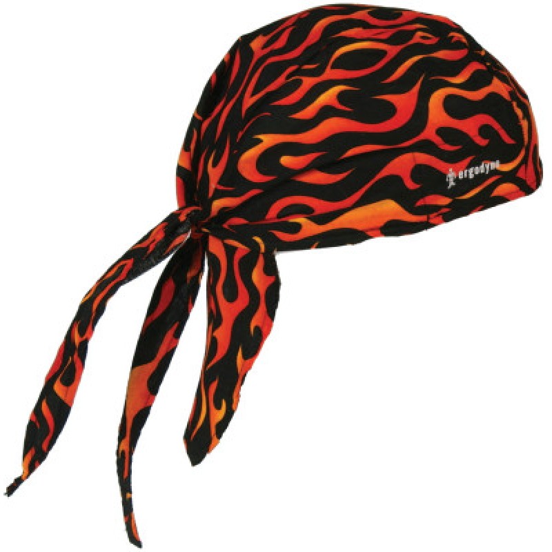 CHILL-ITS 6615 HIGH PERFORMANCE DEW RAG  FLAMES-ERGODYNE-150-12485