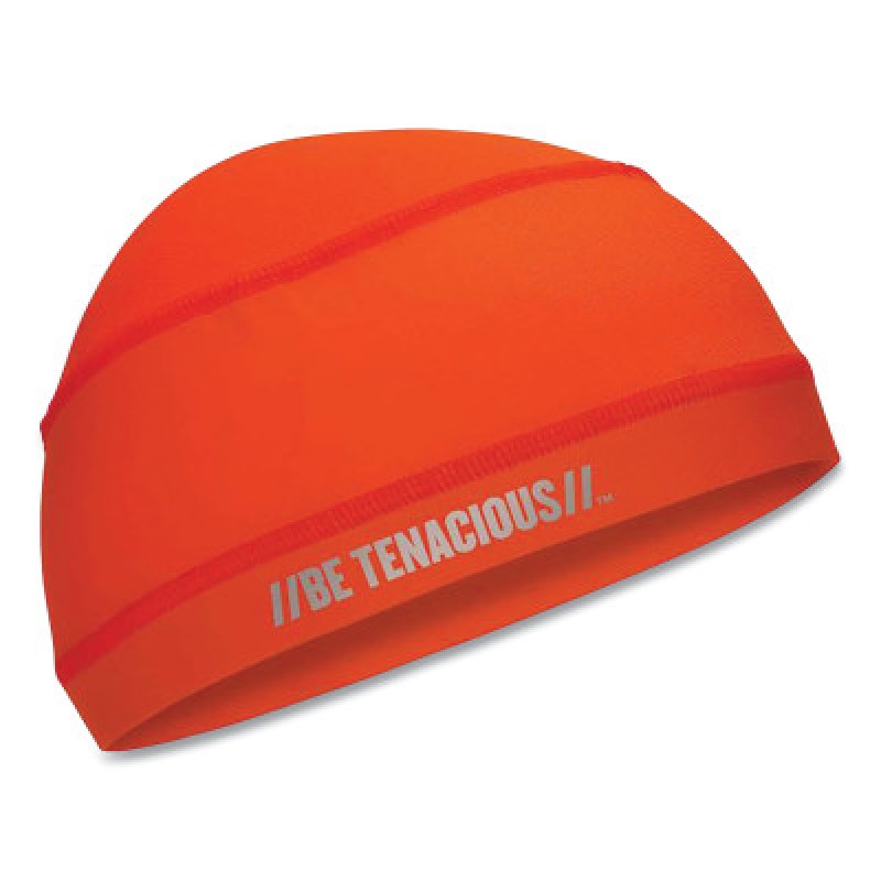 6632 ORANGE COOLING SKULL CAP-ERGODYNE-150-12688