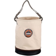 5730 LEATHER BOTTOM BAGCANVAS WHITE-ERGODYNE-150-14430