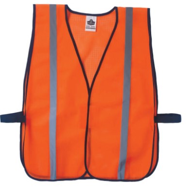 8020HL- STANDARD VEST- H&L- ORANGE- ONE SIZE-ERGODYNE-150-20030