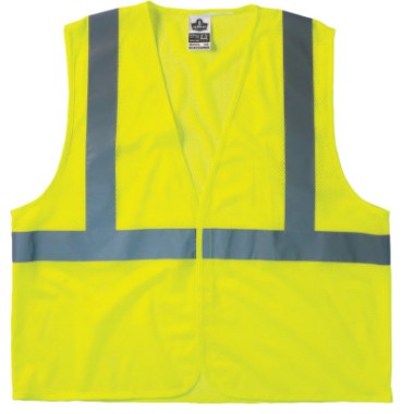 8205HL GLOWEAR CLS 2 SUPER ECONO VEST S/M ORNG-ERGODYNE-150-20963