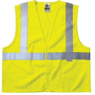 GLOWEAR 8255HL TYPE R CLASS 2 TREATED POLY VEST-ERGODYNE-150-21475