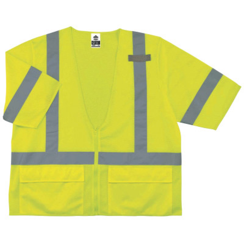 GLOWEAR 8320Z CLASS 3 STD VEST LIME S/M-ERGODYNE-150-22123