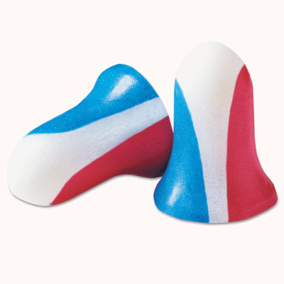 PRE-FORMED FOAM EARPLUGRED/WHT/BLUE W/O CORD-HONEYWELL-SPERI-154-MAX-1-USA