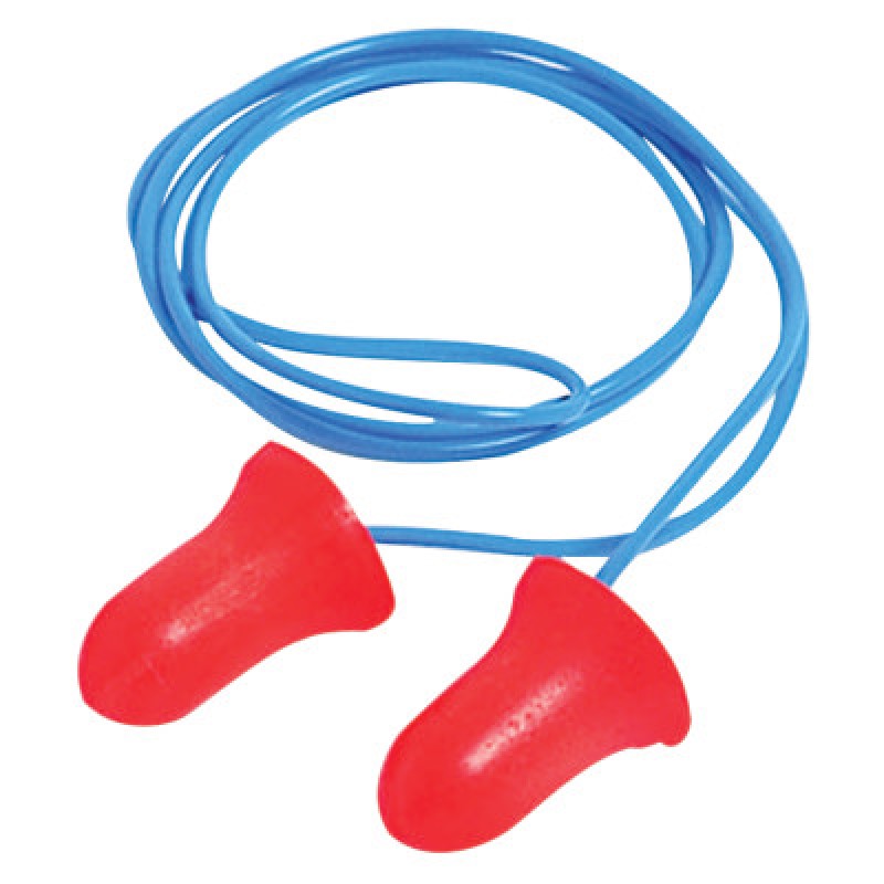 MAX PRE-SHAPED FOAM EARPLUGS W/POLY CORD-HONEYWELL-SPERI-154-MAX-30