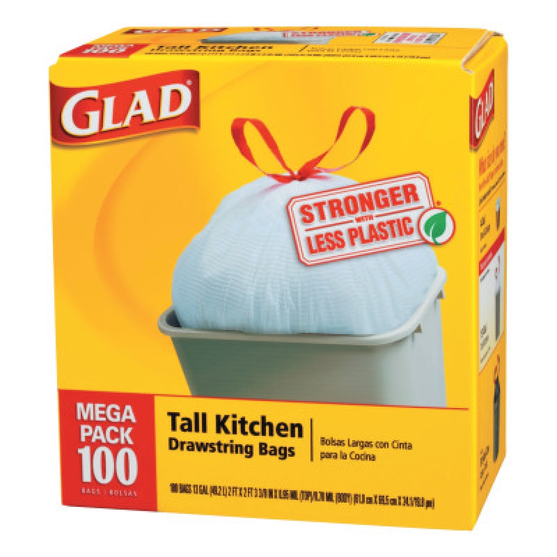 CLO78526CT BAG TALL KITCHEN TRASH WH CT/400-ESSENDANT-158-78526CT