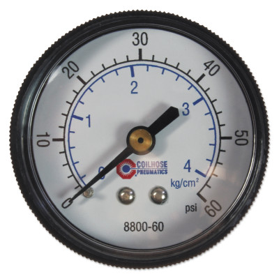 15053 H.D. REGULATOR 2"GAUGE 0-60PSI 1/4-COILHOSE *166-166-8800-60