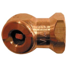 31717 BRASS BALL CHUCK 1/4 NPT-COILHOSE *166-166-CH10