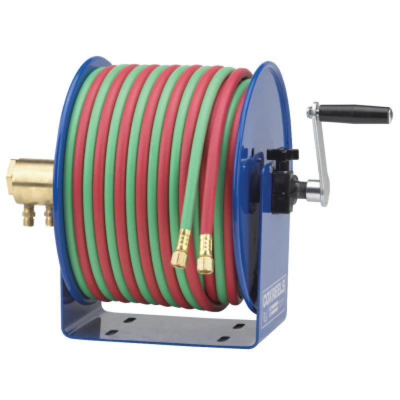 HAND CRANK 1/4INX100FT TWIN-LINE-WITH HOSE-COXREELS-170-112W-1-100