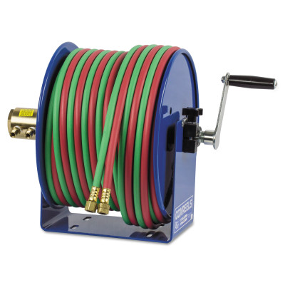 1/4"X50' LOW PRESSURE TWIN LINE REEL W/ HOSE-COXREELS-170-112W-1-50