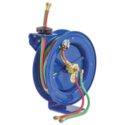 COMPACT DUAL OXY-ACETYLENE HOSE REEL 1/4" ID 25'-COXREELS-170-EZ-P-W-125