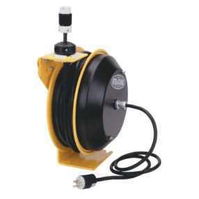 SAFETY SERIES SPRING REWIND POWER CORD REEL-COXREELS-170-EZ-PC13-5012-B