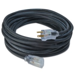 100' BL 12/3 RUBBER SJOOW UL EXT CORD W/LIT ENDS-COLEMAN CABLE-172-036790008