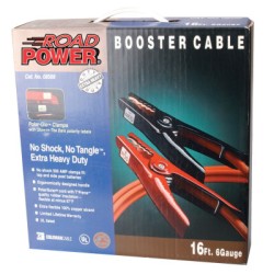 12' 4-GAUGE 500 AMP REDBOOSTER CABLES W/ N-COLEMAN CABLE-172-08665