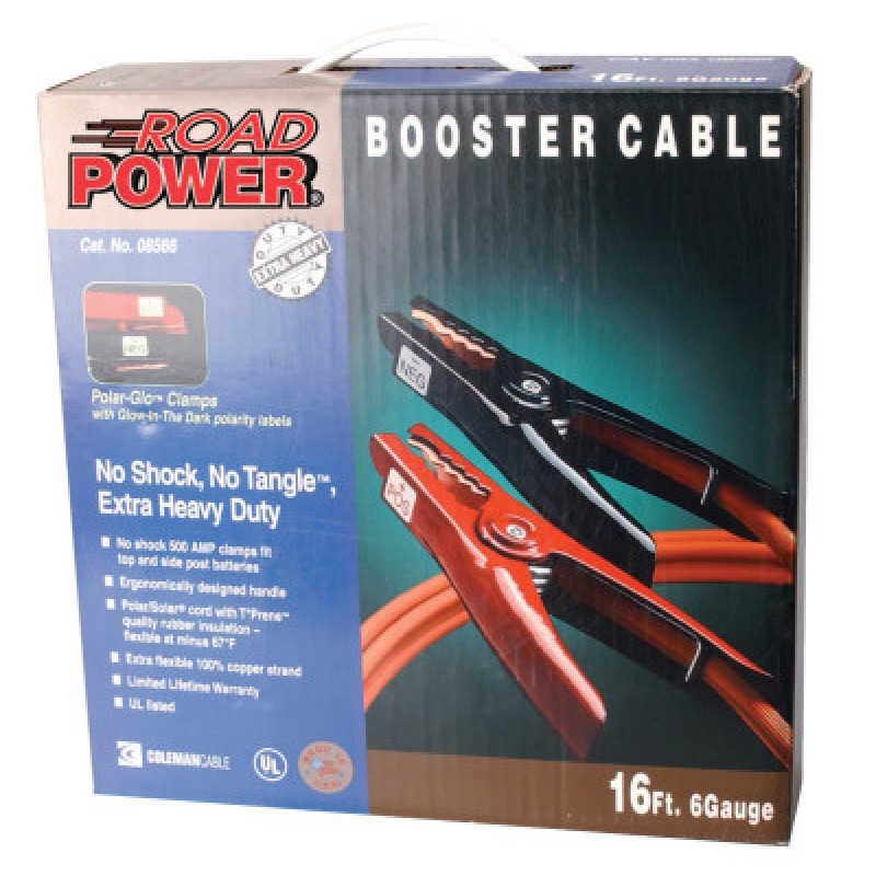 BOOSTER CABLE-COLEMAN CABLE-172-08565
