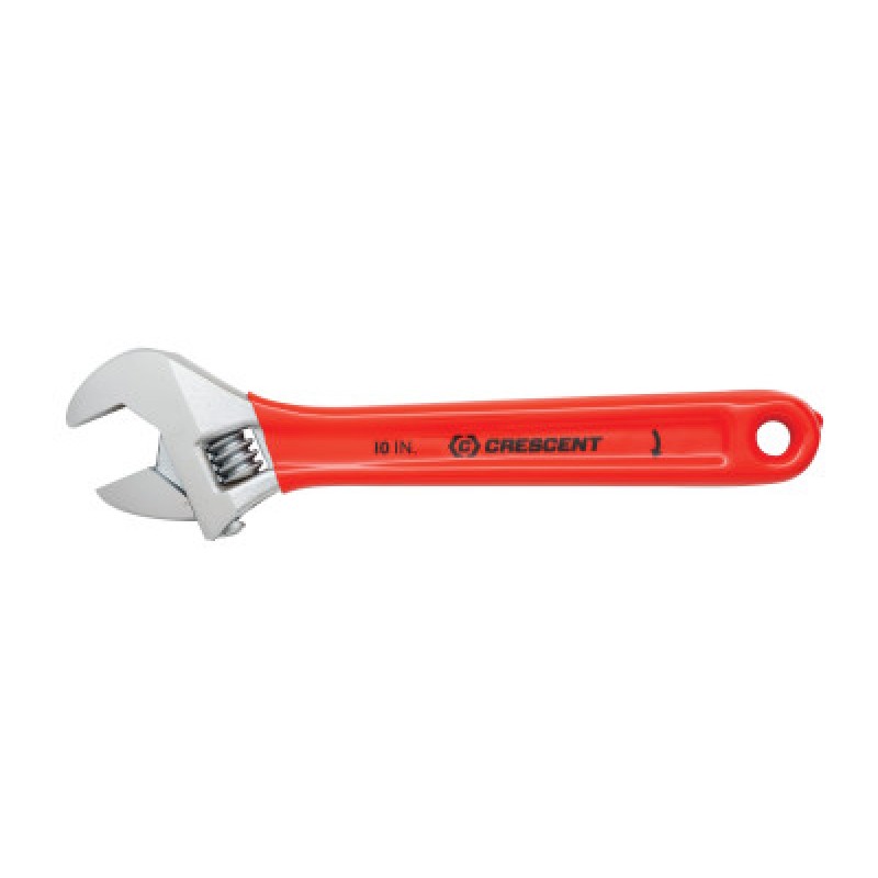 ADJ WRENCH 10" CHROME CUSHION CARDED SENSORMATIC-APEX/COOPER-181-AC210CVS