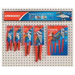 DISPLAY TONGUE AND GROOVE PLIERS-APEX/COOPER-181-CF10