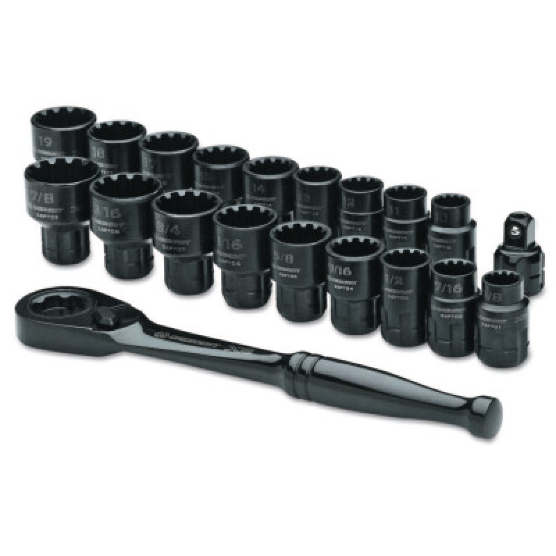 RATCHET AND SOCKET SET 20PC SAE MM-APEX/COOPER-181-CX6PT20