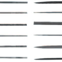 6-1/4" RHN-0 KNIFE NEEDLE FILE-APEX/COOPER-183-37891