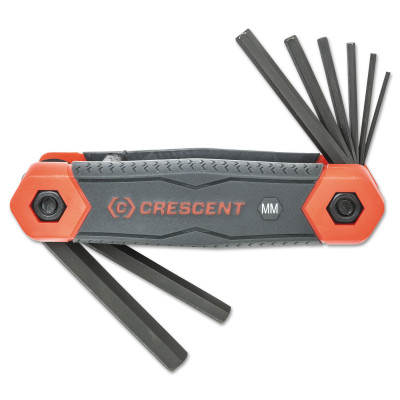 FOLDING HEX KEY MM 8PC-APEX/COOPER-192-CHKFM8