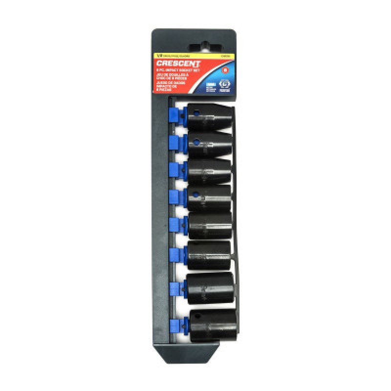 8 PC1/2" DRIVE IMPACT SOCKET SETMM-APEX/COOPER-192-CIMS1N