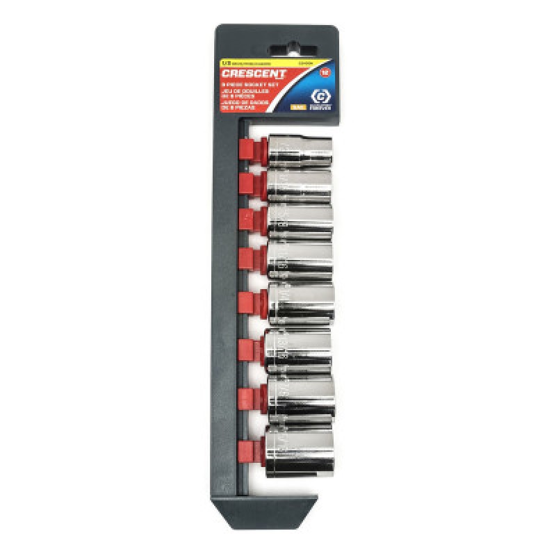 8 PC1/2" DRIVE SOCKET SETSAE-APEX/COOPER-192-CSAS0N