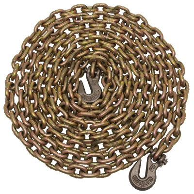 5/16"X20' GRD 70 TOW CHAIN W/CLEVIS GRAB HOOKS-APEX/COOPER-193-0513578