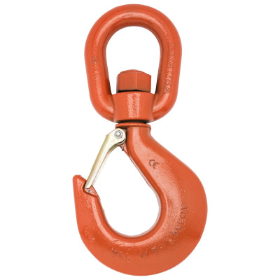 ALLOY SWIVEL HOIST HOOK W/LATCH PL #5 3T-APEX/COOPER-193-3952515PL